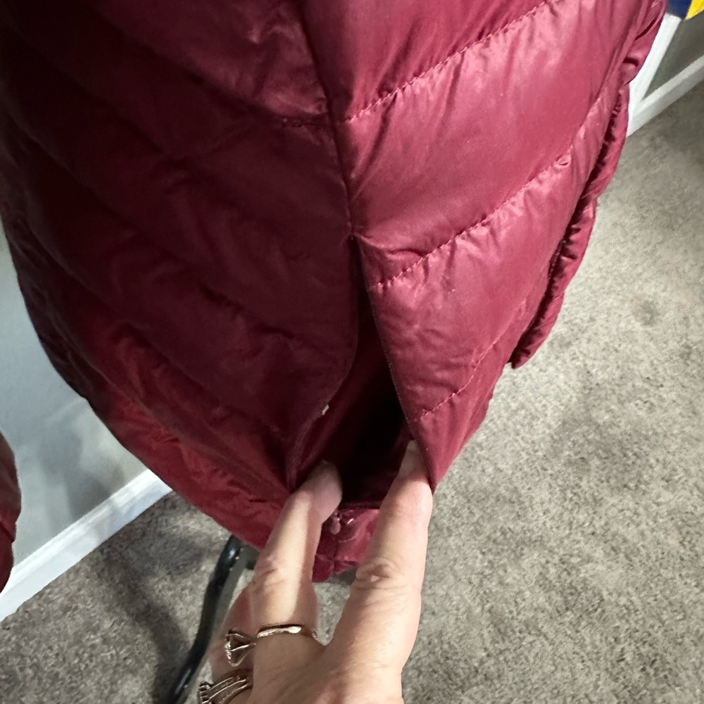 Szza youth size XXL hooded puffer jacket with two front zip pockets - Picture 7 of 12